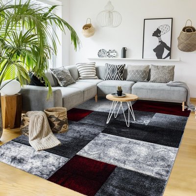 Tapis salon et chambre tissé motif géométrique CARARELLI UN AMOUR DE TAPIS