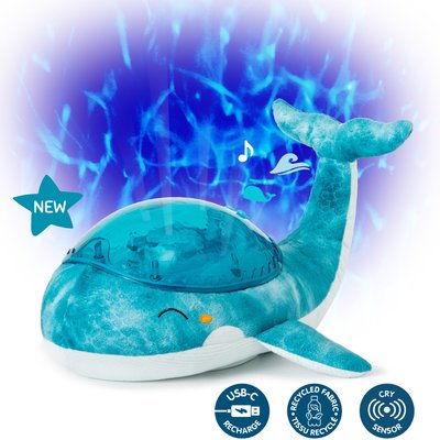 Veilleuse peluche Tranquil Baleine CLOUD B