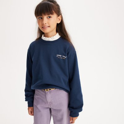 Sweatshirt mit Rundhals und Message LA REDOUTE COLLECTIONS