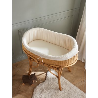 Tour de lit gaze de coton biologique berceau Céleste CYRILLUS