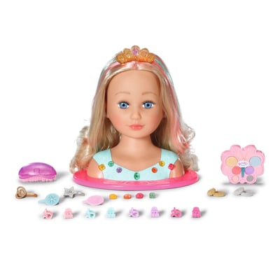 Tête à coiffer Princesse avec maquillage et accessoires ZAPF CREATION