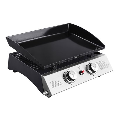 Plancha au gaz, 2 brûleurs, MALA HAPPY GARDEN