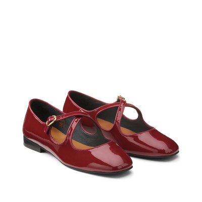 Ballerines en cuir vernis Ducky JONAK