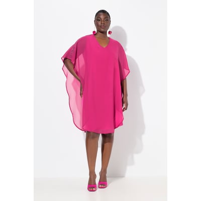 Robe en mousseline, multicouche. Décolleté V ULLA POPKEN