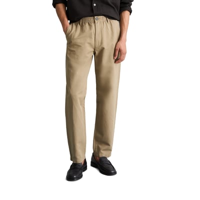 Chino modèle Filip relaxed en coton bio et en lin MARC O’POLO DENIM