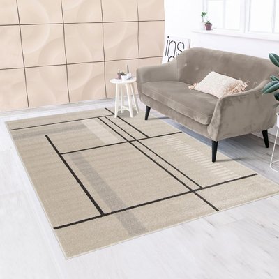 Tapis salon et chambre tissé motif géométrique CONTEMREC UN AMOUR DE TAPIS