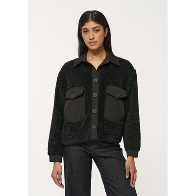 Blouson droit et court bi-matière HUMILITY