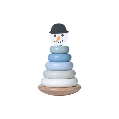 Jeu' de'eveil - La tour d'empilage Bonhomme de neige KINDSGUT