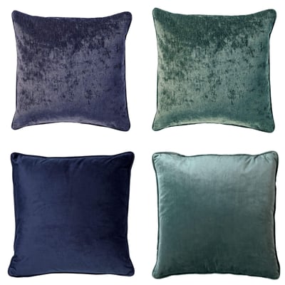 Coussins Velvet Elegance (Lot de 4) DUTCH DECOR