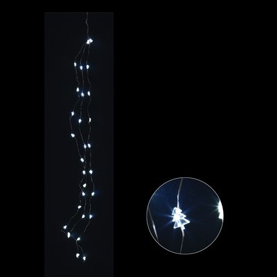 Branche lumineuse 30 Led sapins DOUCEUR D'INTÉRIEUR
