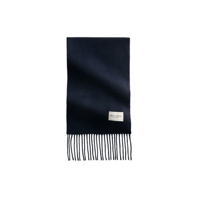 Écharpe en laine tissée avec de longues franges MARC O'POLO