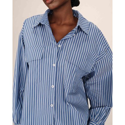Chemise a rayures bleu fossile Sorbet GRACE & MILA