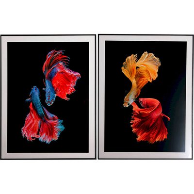 Tableau moderne abstrait (lot de 2), Elka RECOLLECTION