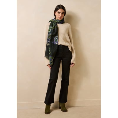 Jean bootcut taille haute en coton biologique LA FEE MARABOUTEE
