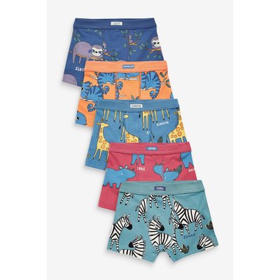 Boxers doux à taille contrastante, lot de 5 NEXT