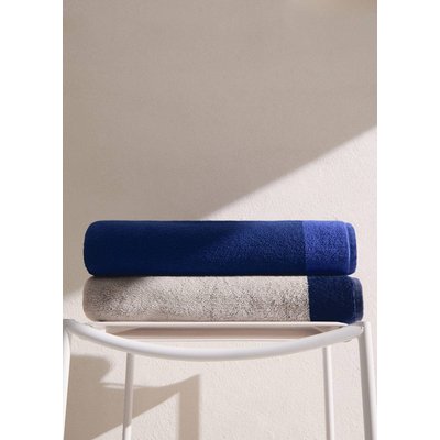 Serviette de plage en coton motif cadre MANGO HOME