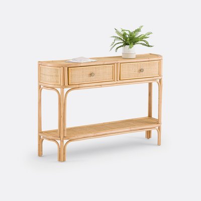 Konsole Ladara mit Schubladen, Rattan LA REDOUTE INTERIEURS