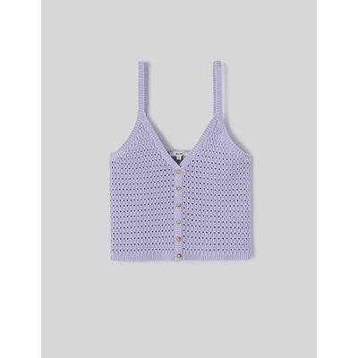 Débardeur boutonné en crochet BZB