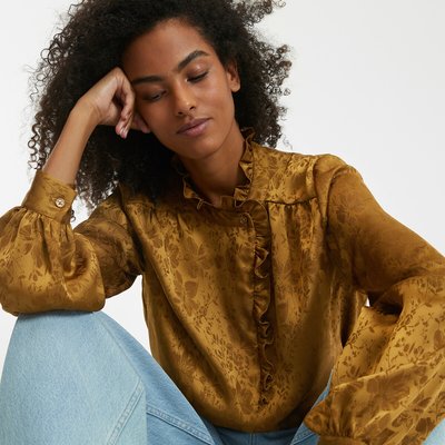 Chemise col montant femme La Redoute