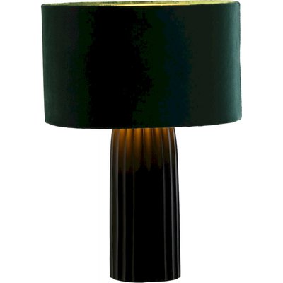 Lampe de salon en velours et aluminium RECOLLECTION