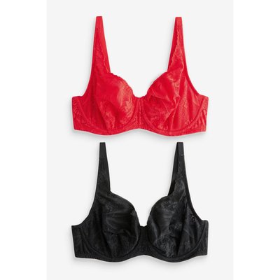 Soutiens-gorge avec dentelle, lot de 2 NEXT