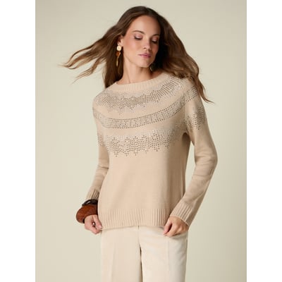Pull avec cristaux OLTRE
