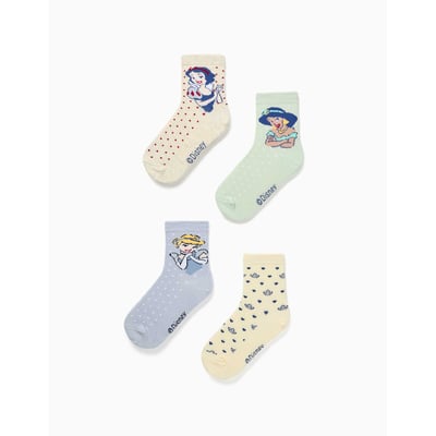 Lot de 4 paires de chaussettes avec les Princesses Disney ZIPPY