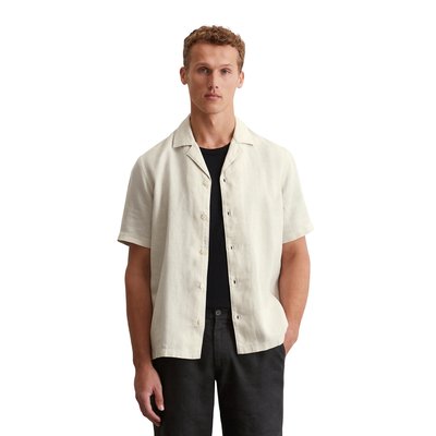 Chemise à manches courtes regular en pur lin MARC O'POLO