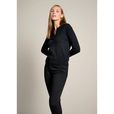 Pull col polo boutonné LOLALIZA
