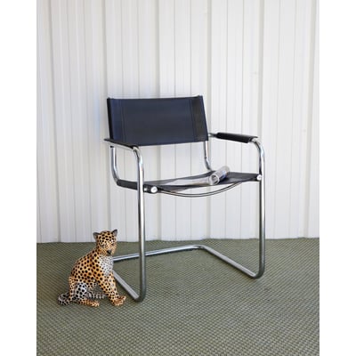 Fauteuil en chrome Jakob N°1398 - Bon état DEBONGOUT