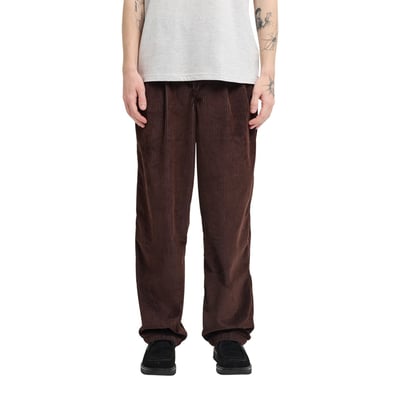 Pantalon en velours BIG PLEATED BI COLOR ELEMENT
