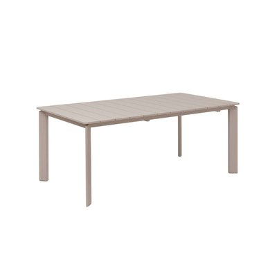 Table de jardin en aluminium taupe  KAÏA MADE IN MEUBLES 