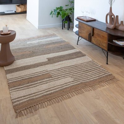 Tapis en jute et coton  ROBIN MADE IN MEUBLES 