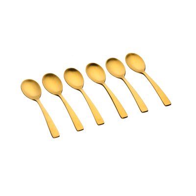 Lot de 6 petites cuillères en inox, NUDE BJORN