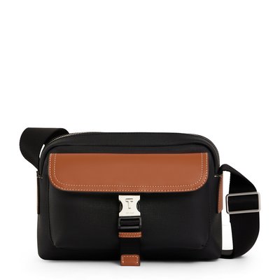 Sac bandouière petit en toile enduite MAURICE LE TANNEUR
