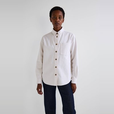 Surchemise manches longues en denim MONOPRIX