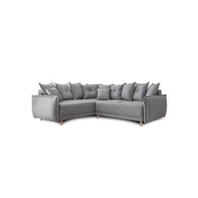 Canapé d'Angle Convertible en Tissu 5 places - LENA LISA DESIGN
