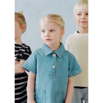 Robe chemise jean MANGO BABY
