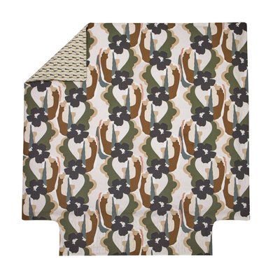 Housse de couette percale POP BLANC DES VOSGES