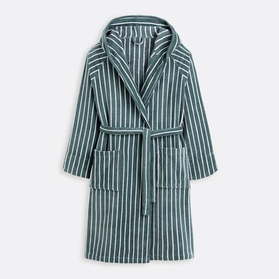 Peignoir capuche éponge velours rayures 450g Bagno LA REDOUTE INTERIEURS