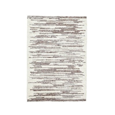 Tapis tissé main en laine vierge à rayures - Orian THEKO