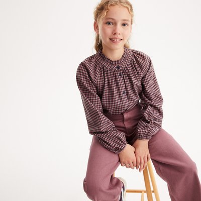 Chemise carreaux fille La Redoute