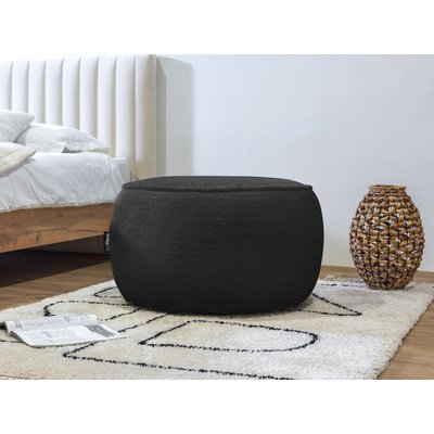 Pouf tissu imitation fourrure, ANGORA BOBOCHIC