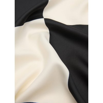 Foulard bicolore imprimé MANGO