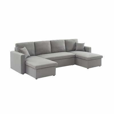 Canapé panoramique convertible 4 places tissu URBAN SWEEEK