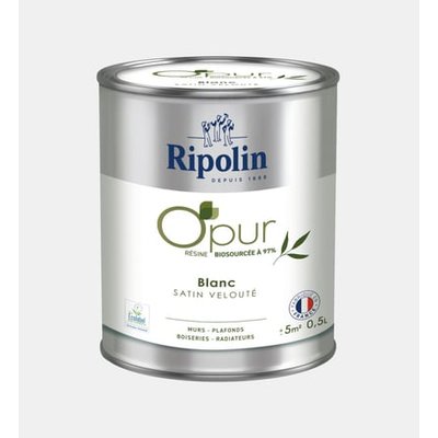 Peinture O'pur Murs, Plafonds Et Radiateurs Satin RIPOLIN