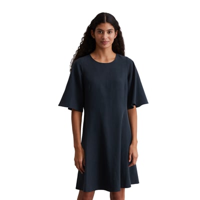 Mini-robe évasée en mélange TENCEL™ Lyocell-lin MARC O'POLO