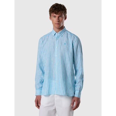 Chemise en lin rayé audacieuse NORTH SAILS
