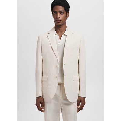 Blazer de costume slim-fit lin et lyocell MANGO MAN