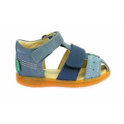Sandales fermées en cuir Kick Bazar KICKERS
